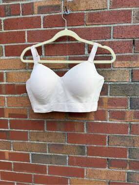 Truekind Wireless Comfort Bra XL Nude Beige Seamless Full Coverage